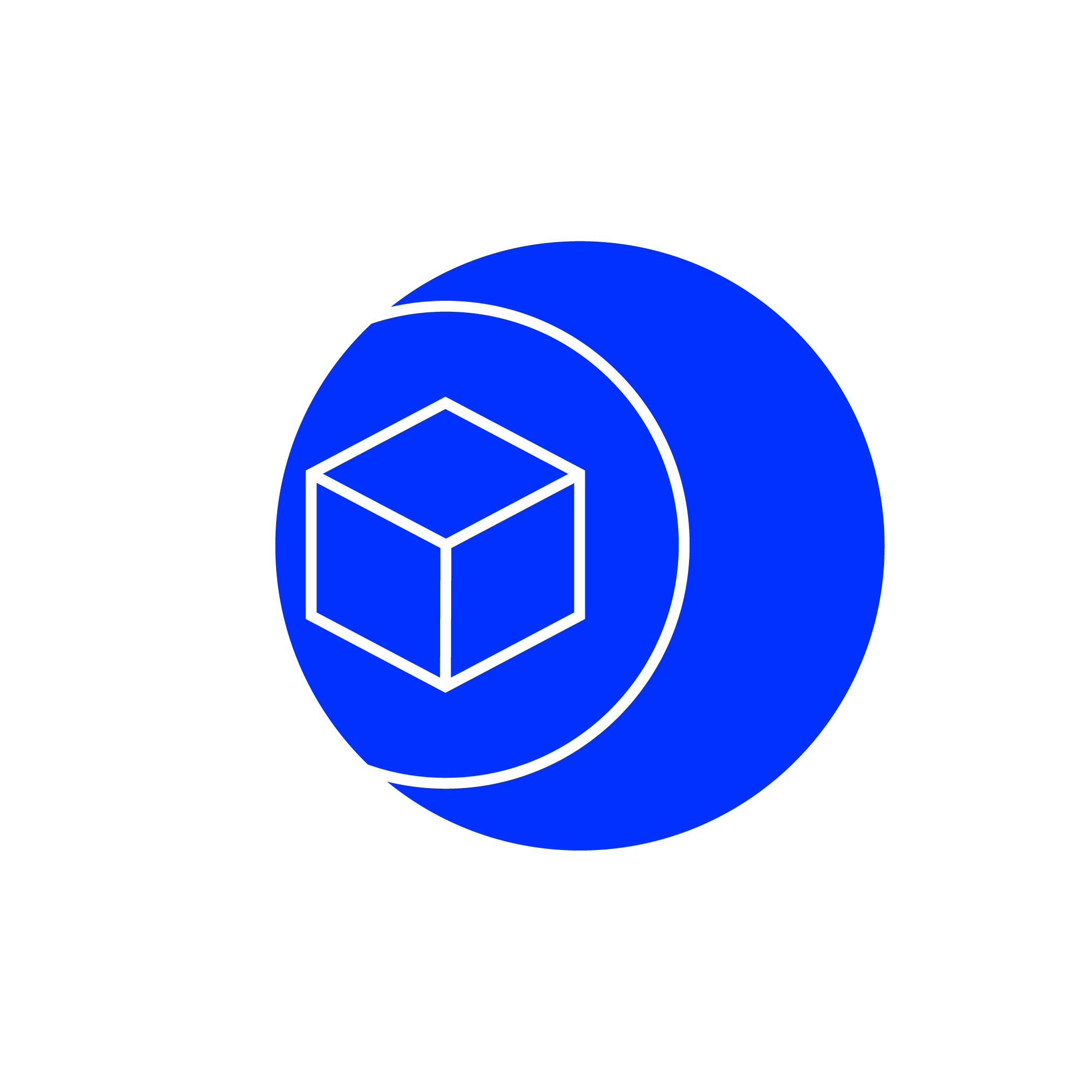 Model Icon Blue Circle